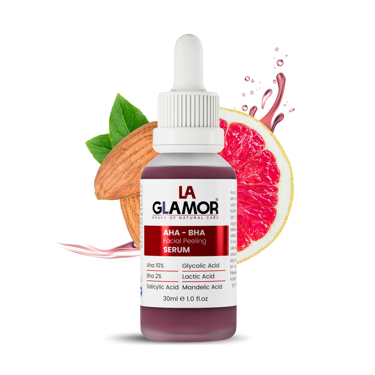 AHA+BHA Peeling Serum - 30ml Glasflasche