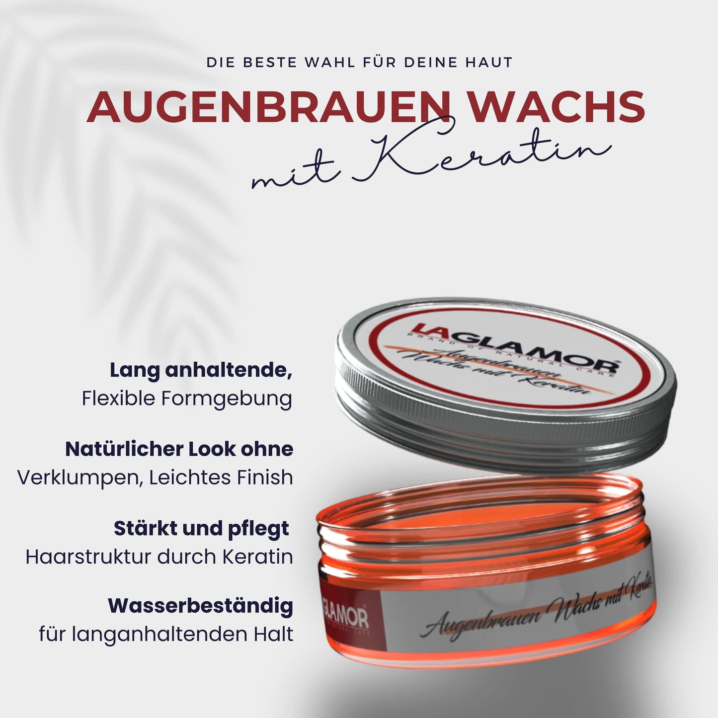 Augenbrauen Wachs mit Keratin - 50ml