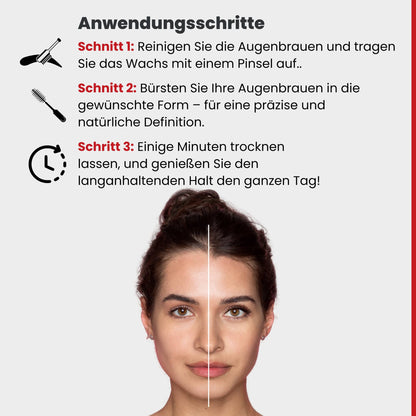 Augenbrauen Wachs mit Keratin - 50ml